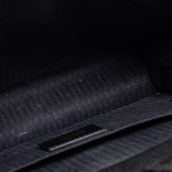 Pre Owned Fendi Black Leather Small Demi Jour Top Handle Bag