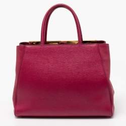 Pre Owned Fendi Pink Leather Large 3Jours Tote 