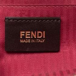 Pre Owned Fendi Pink Leather Large 3Jours Tote 
