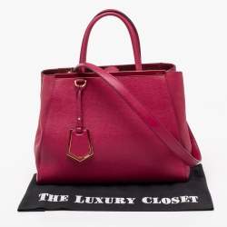 Pre Owned Fendi Pink Leather Large 3Jours Tote 