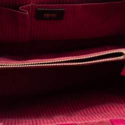 Pre Owned Fendi Pink Leather Large 3Jours Tote 