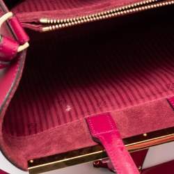 Pre Owned Fendi Pink Leather Large 3Jours Tote 
