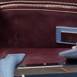 مملوكة مسبقًا Fendi Blue Leather 2jours Tote
