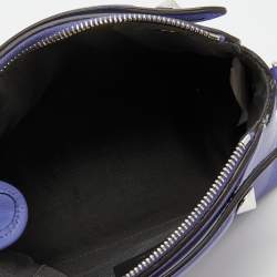 Pre Owned Fendi Purple Leather Small By The Way Crossbody Bag