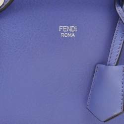 Pre Owned Fendi Purple Leather Small By The Way Crossbody Bag