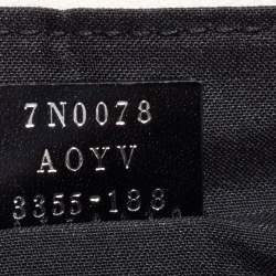 Pre Owned Fendi Multicolor Leather Logo Flat Pouch 