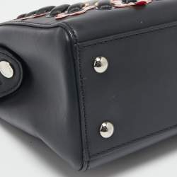 مملوكة مسبقًا Fendi Black Quilted Leather Whipstitch Dotcom Medium Shoulder Bag