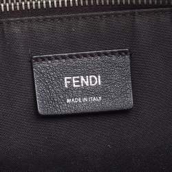 Pre Owned Fendi Burgundy/Beige Snakeskin And Leather By The Way Shoulder Bag