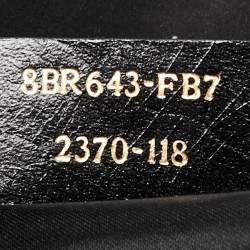 Pre Owned Fendi Black Metallic Leather Mama Forever Hobo