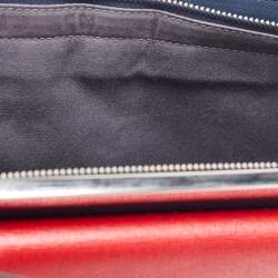 Pre Owned Fendi Multicolor Leather Small Demi Jour Top Handle Bag