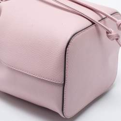 Pre Owned Fendi Pink Leather Mini Mon Tresor Shoulder Bag