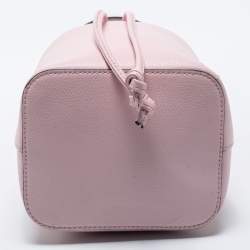 Pre Owned Fendi Pink Leather Mini Mon Tresor Shoulder Bag