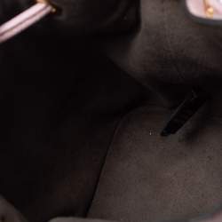 Pre Owned Fendi Pink Leather Mini Mon Tresor Shoulder Bag