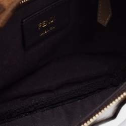 Fendi Brown Zucca Coated Canvas Spalmati Mania Belt Bag
