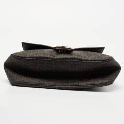 Pre Owned Fendi Brown Zucca Coated Canvas Big Mama Forever Shoulder Bag