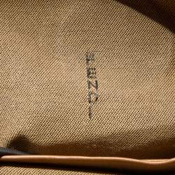 Pre Owned Fendi Brown/Beige Pequin Canvas And Leather Crossbody Bag