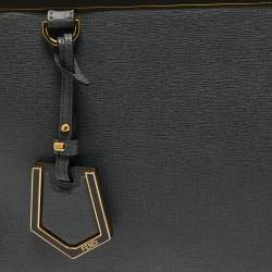 مملوكة مسبقًا حقيبة يد توتس فندي بيتيت ساك 2جور جلد أزرق باستيل