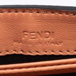 Pre Owned Fendi Multicolor Python Peekaboo Compact Wallet