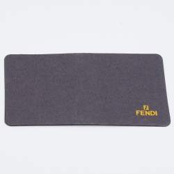 Fendi Black Suede Bead Embellishment Baguette Shoulder Bag