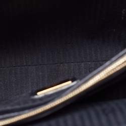 Pre Owned Fendi Black Leather Small 2Jours Tote