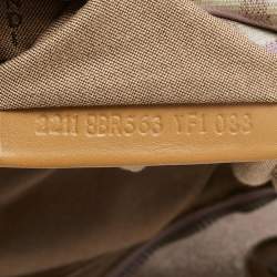 Pre Owned Fendi Radisson Beige Zucca Coated Canvas Borsa B Hobo