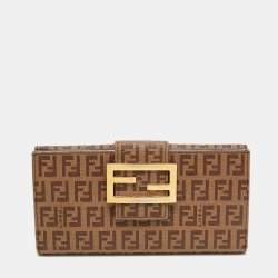 Fendi Multicolor Leather Monster Eye Bifold Wallet