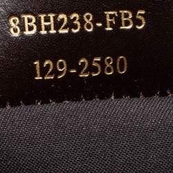 Pre Owned Fendi Burgundy Zucca Coated Canvas and Leather Tote