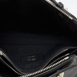 Pre Owned Fendi Black Leather Mini By The Way Crossbody Bag