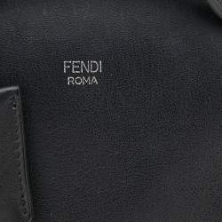 Pre Owned Fendi Black Leather Mini By The Way Crossbody Bag