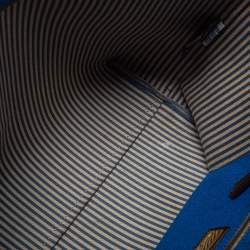 مملوكة مسبقًا حقيبة يد توتس فندي سبلماتي رول شوبر كانفاس مقوى زوكا توباكو