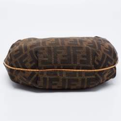 Pre Owned Fendi  Brown Zucca Canvas Shoulder Bag