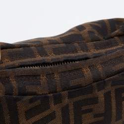 Pre Owned Fendi  Brown Zucca Canvas Shoulder Bag
