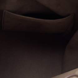 Pre Owned Fendi Off White/Blue Leather Mon Tresor Bucket Bag