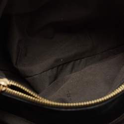 Pre Owned Fendi Black Pebbled Leather Small Mia Tote