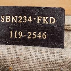 Pre Owned Fendi Multicolor Leather Silvana Top Handle Bag