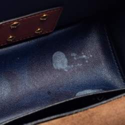 Pre Owned Fendi Brown Leather Small Kan U Shoulder Bag