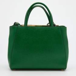 مملوكة مسبقًا حقيبة يد توتس فندي بيتيت ساك 2جور جلد أزرق باستيل