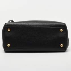Pre Owned Fendi Black Leather Small 2Jours Tote