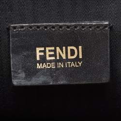 Pre Owned Fendi Black Leather Small 2Jours Tote