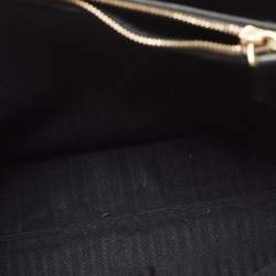 Pre Owned Fendi Black Leather Small 2Jours Tote