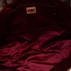 Pre Owned Fendi Multicolor Zucca Brocade Fabric Shopper Tote