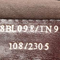 Pre Owned Fendi Brown Zucchino Canvas and Leather Forever Bauletto Boston Bag
