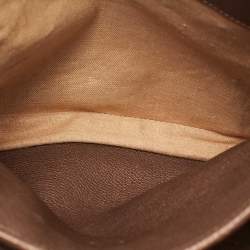 Pre Owned Fendi Brown Selleria Leather Tote