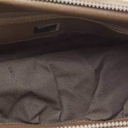Pre Owned Fendi Grey Suede and Leather To You Convertible Clutch