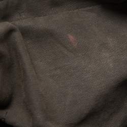 Pre Owned Fendi Black Zucca Canvas and Leather Hobo