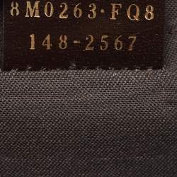 Pre Owned Fendi Beige/Brown Zucca Canvas and Leather Wristlet Pouch