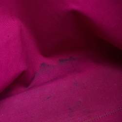 مملوكة مسبقًا Fendi Grey/Fuchsia Leather Monster Roll Tote