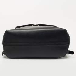 Pre Owned Fendi Black Leather Back to School Backpack