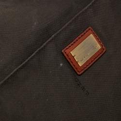Fendi Brown/Tobacco Zucca Canvas Pocket Laptop Bag