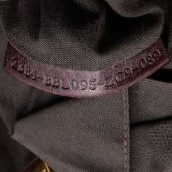 Pre Owned Fendi Brown Zucca Canvas and Coated Canvas Boston Bag
